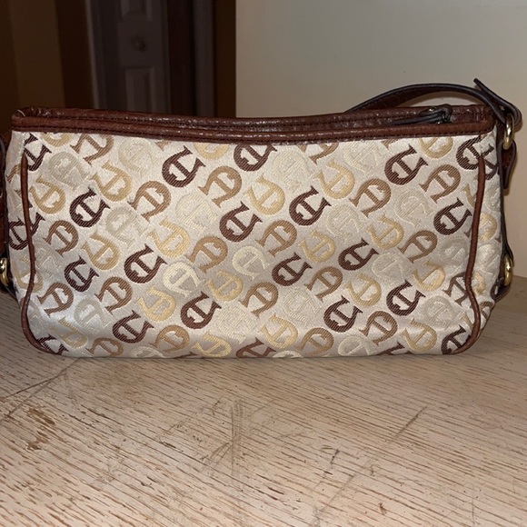 Etienne Aigner Vintage Logo Baguette Bag Purse Handbag 1990’s - Picture 8 of 16